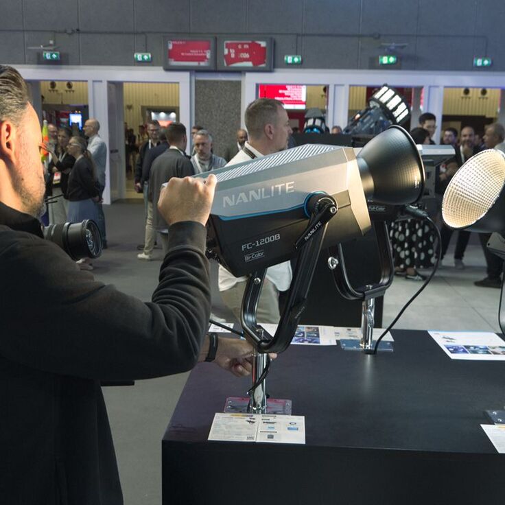 Getting hands on with Nanlite’s FC-1200B in Hall 11 